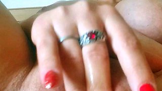 Amateur blond girl with big boobs getting fucked