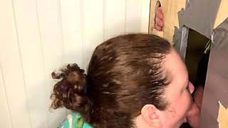 Glory Hole Blowjobs and Brunettes