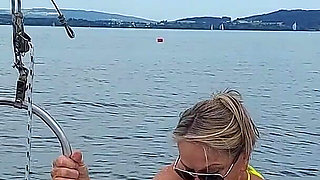 Granny Goes Swimming in a Sexy Swimsuit!