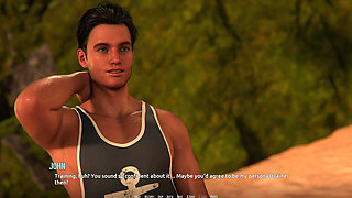 Dominos Beach 7 Zoe's Handjob, Slurp & Titjob Cum on Face