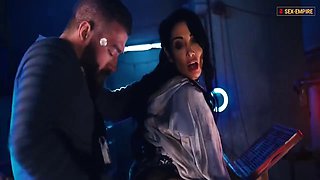 BIG TITS MILF SQUIRTS IN SPACE