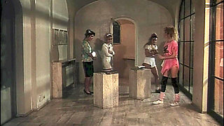 In This School First a Bit of Pissing Then an Orgy with Horny Classmates