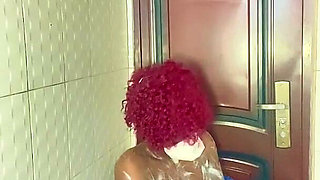 Pregnant Woman Having Her Bath