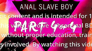 Femdom Mistress Ruins Anal Slaveboy (full) Wedgie Punishment, Chastity Humiliation, Pegging in Bondage & Anal Fisting with Mist