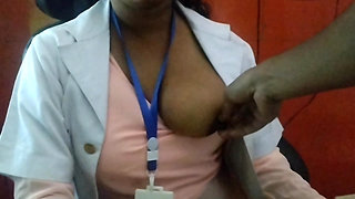 The Doctor Quenched the Thirst of the Patient.