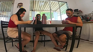 I Gave My Friend's Husband a Blowjob and a Blowjob Under the Table on Her Birthday