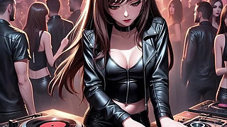Anime Sexy DJ Synthwave Retrowave Electro AI