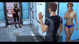 Stranded in Space - Red Haired Step Sister in the Shower