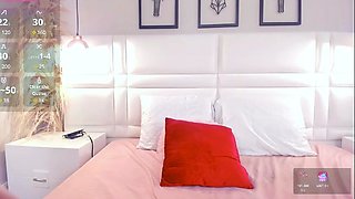 Latina Shemale with Big Tits Jerks Off For You