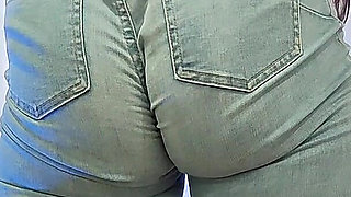 Blue Jeans Fetish Big Ass Problems Clenching Shaking Cheeks