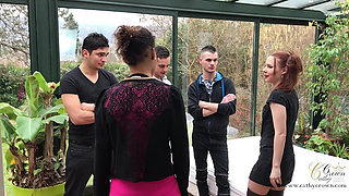 Interracial Gangbang with My Black Girlfriend