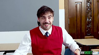 Nade Nasty's Classroom Thrill: Threesome with School Bad Boys