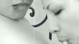 Horny Lesbian Teens Olivia and Rina with Small Tits Playing in Bedroom