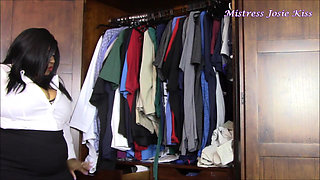 BBW Domme Boss Goes Over Your Dress Code
