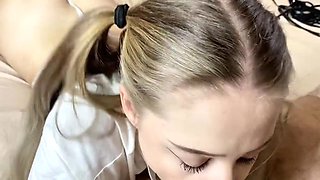 Domination Of A Beautiful 18-year-old Girl. Hard Sex, Oral And Throat Fuck