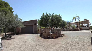 Sex on the pool with big ass blonde MILF