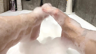 Foot Fetish in Shower
