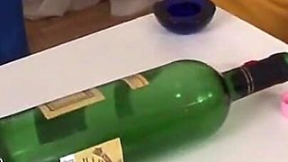 Blonde Babe in Pink Socks Gangbanged Hard by Multiple Cocks