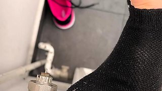 Black Amateur Explore Hot Foot Fetish