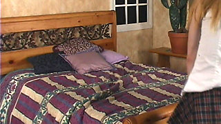 Adora Font & Master Len Masturbating College Girl Spanked Hard Len667b