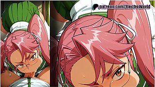 Car Toon - Sayas Tsundere Turns Full-on Slut