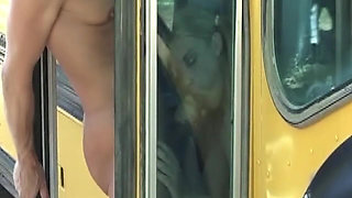 Blonde Mature Slut's Dripping Facial After Intense Bus Fingering