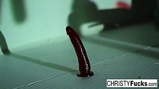 Christy the Pirate plays with her amazing ass and tight wet