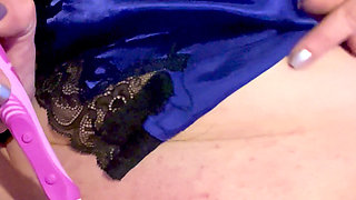 Rubbing My Little Pussy to Orgasm with Vibrating Toothbrush