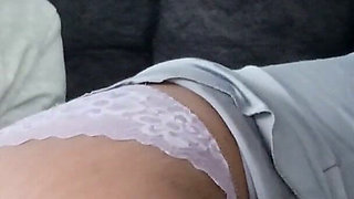 Ebony Stepsis Enjoyed Stepbro Rubbing His BBC Dick on Her Ass