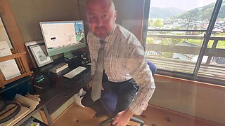 Busty Blonde Housewife Fucks Husband after Huge Business Deal