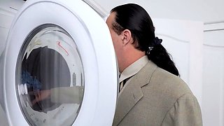 Horny Stepdad Tells Bodacious Babysitter He's Been Dreaming