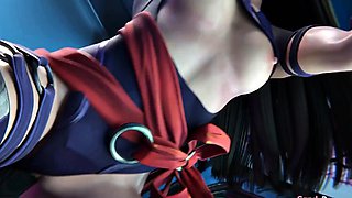 Psylocke Gets Pounded by Monster in Hardcore 3D Action