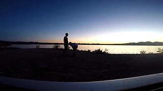 Beach Day Wife Sucks Cock Twice