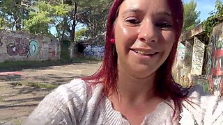 Colored hair, cum swallowing, oral pleasure