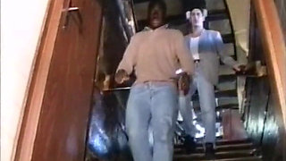 A Cook Is Cut by Her Customers in the Kitchen.