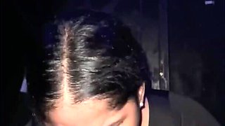 Chubby teen gives him a blowjob and lets him in her pussy after the first date POV