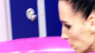 Brunette Romana Ryder And Tammie Lee With Massive Tits Grind And Fuck Each Other Hard In A Jelly Pool