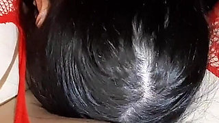 A Student Prepares for Her Anatomy and History Exams by Having Sex with Her Two Teachers in Bed