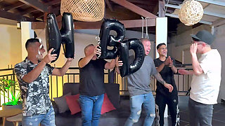 The Perfect Birthday Gift! Latina with Big Ass Strokes a Huge Dick with Her Tigth Pussy