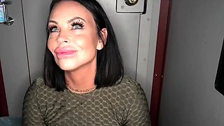 Charlie glory hole blowjob