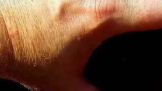 Ebony teen Nancy fucked by strangers on vacation on the beach
