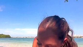 Ashley Aoky Sex Tape In Public Beach