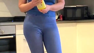 Stepmummy Squeezes the Cum Out Your Cock with Her Phat Ass