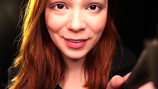 Amateur redhead poses and masturbates with toys