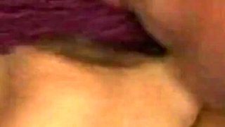 Sexy Cleaning Lady Ass Fucked and Cummed on Hairy Pussy by a Big Vintage Cock