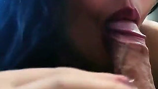I Gave the Delivery Guy a Blowjob and Asked Him to Cum in My Mouth, Without a Condom - Milla Santiago