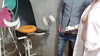 Curvy Mature Nurses Give a Handjob at Private Clinic
