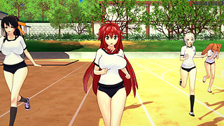 Rias Gremory Seduces me and invite me to fuck in the gym - DXD NTR Madness Series