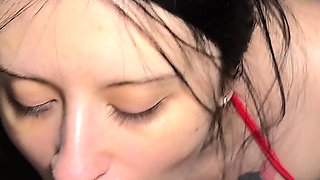 He Deleted My Throat! Extreme Sloppy Deepthroat, Fuck with Cum on Face