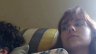 Milf brunette masturbating with toy ass